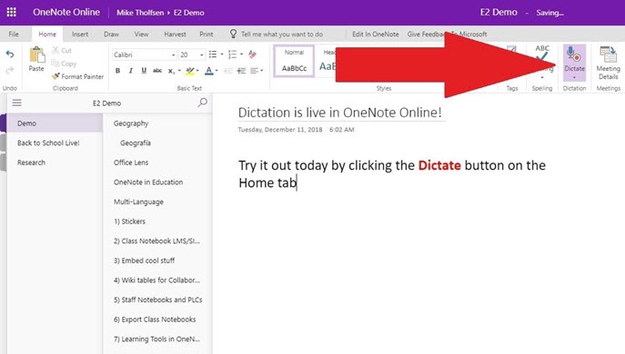 onenote learning tools for mac