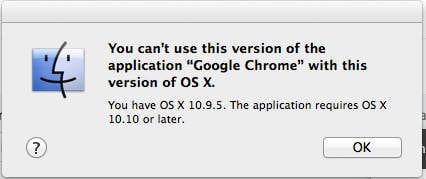 chrome version for mac 10.5.8